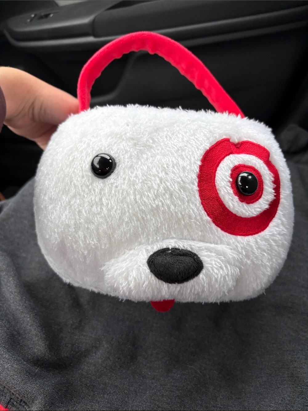 Target Plush Dog Face Halloween Basket